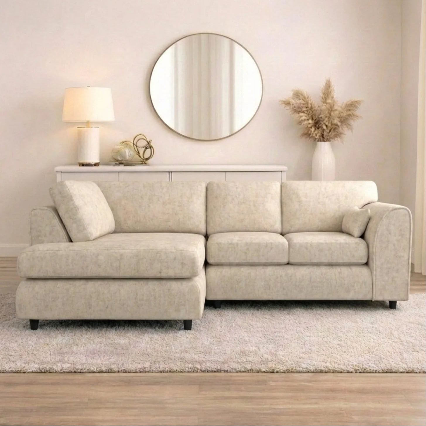 Left Hand Facing Cream