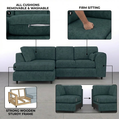 Left Hand Facing Teal