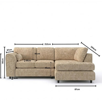 Right Hand Facing Beige