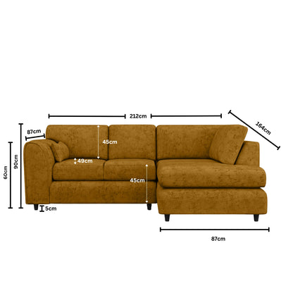 Right Hand Facing Mustard