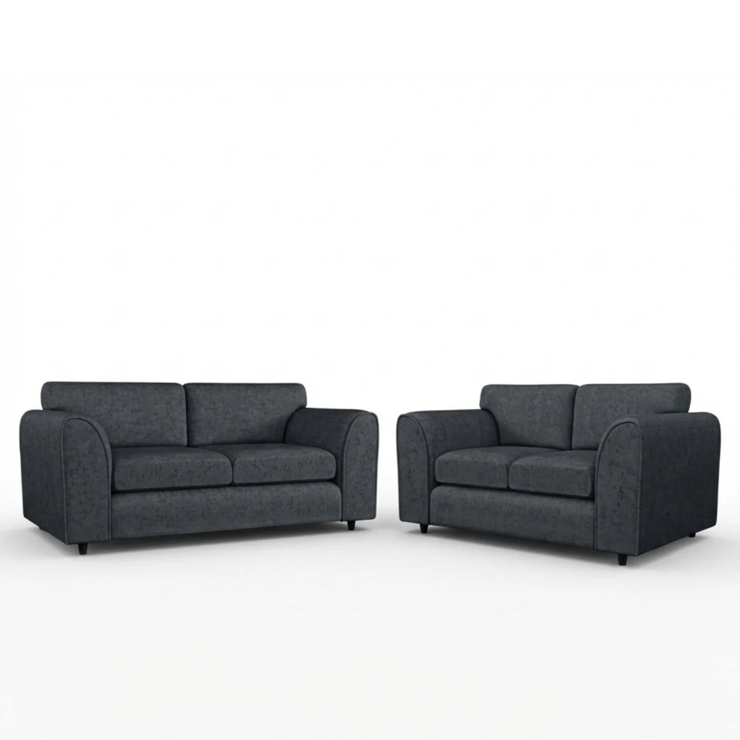 3+2 seater dark grey