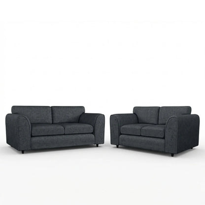 3+2 seater dark grey