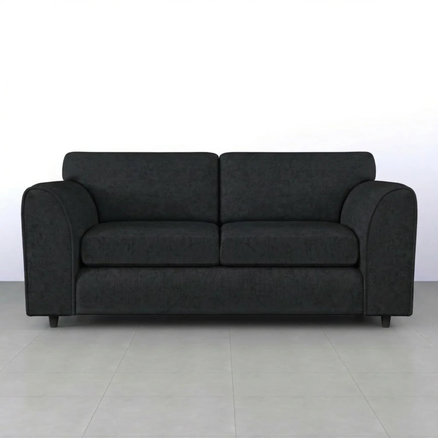 3+2 seater black