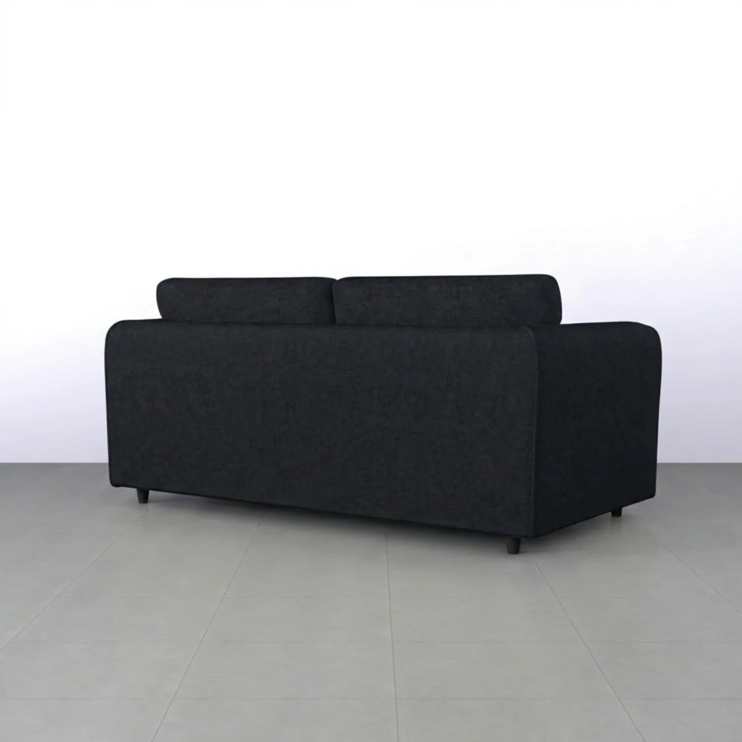 3+2 seater black