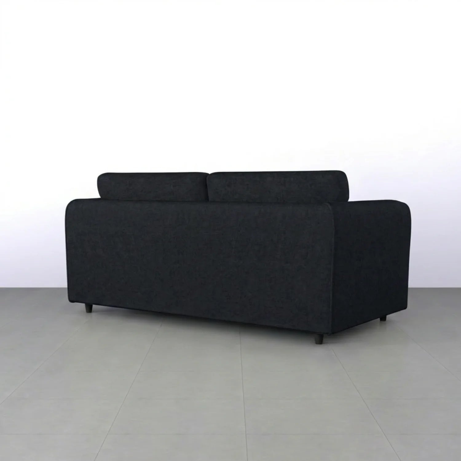 3+2 seater black