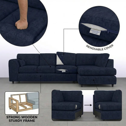 Alaska Full Back XL L-Shape Sofa by Gamzo Outlet, showing its spacious design and plush cushions in a modern living room setting.