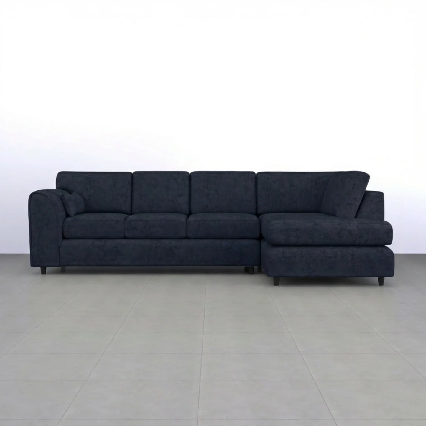 Alaska Full Back XL L-Shape Sofa by Gamzo Outlet, featuring plush cushions and modern design in a spacious living room setting.