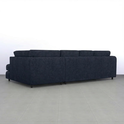 Alaska Full Back XL L-Shape Sofa by Gamzo Outlet, featuring plush cushions and modern design in a cozy living room setting.