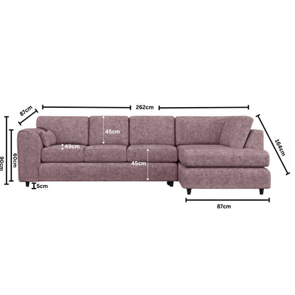 XL Right Hand Facing Pink