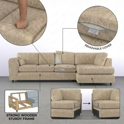 XL Right  Hand Facing Cream