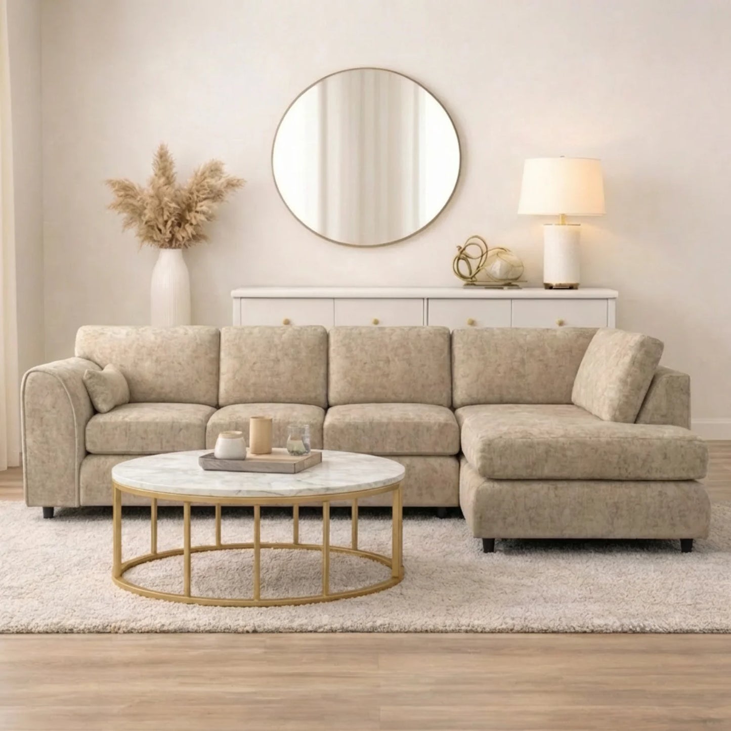 XL Right  Hand Facing Cream