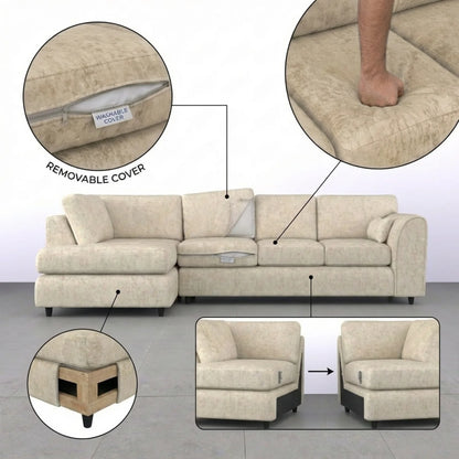 XL Left Hand Facing Cream