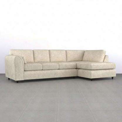 Alaska Full Back XL L-Shape Sofa by Gamzo Outlet, showcasing plush cushions and modern design in a spacious living room setting.