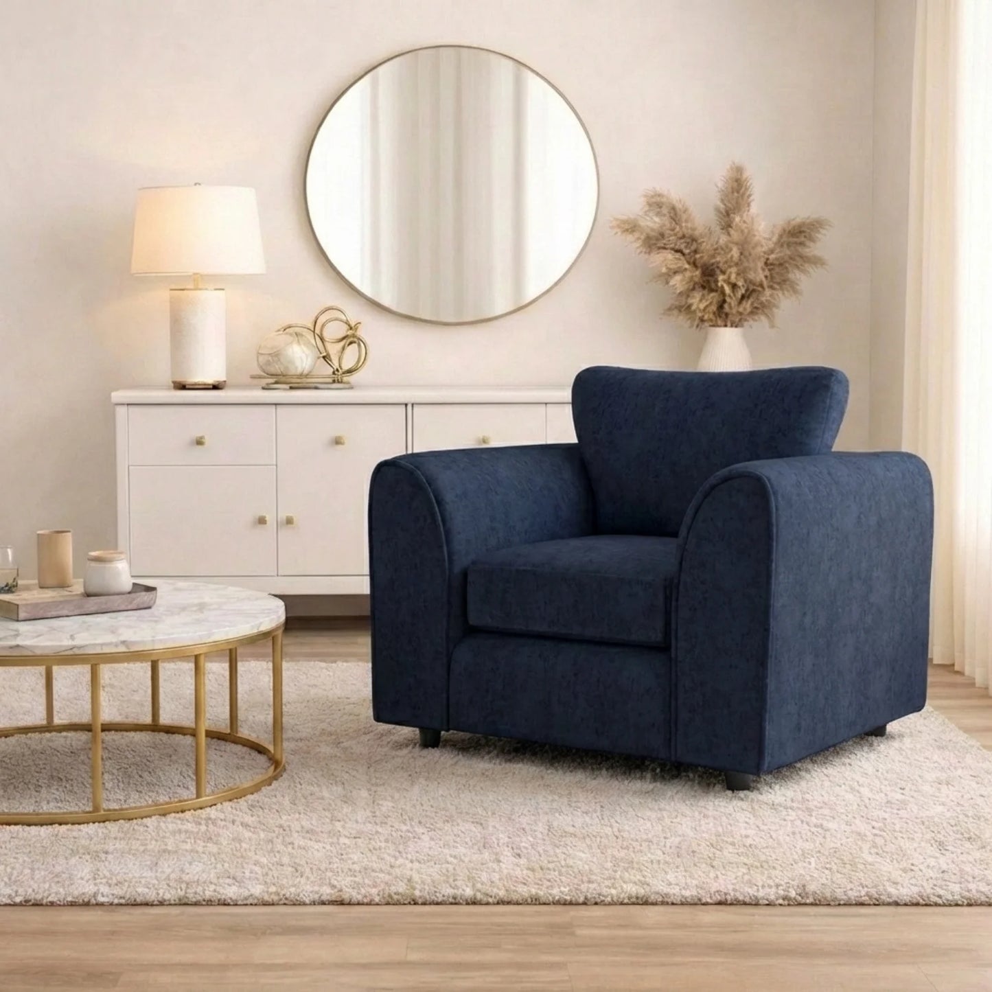 Armchair midnight blue