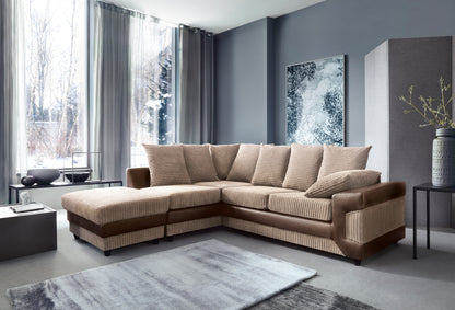 Dino Jumbo Cord L Shape Sofa