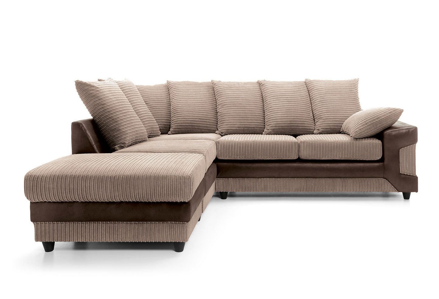 Dino Jumbo Cord L Shape Sofa