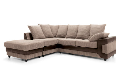 Dino Jumbo Cord L Shape Sofa