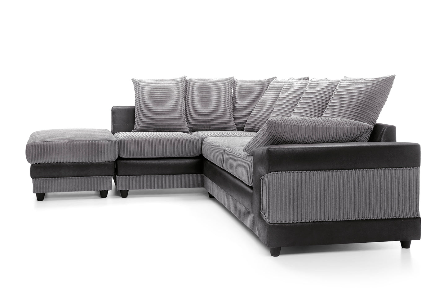Dino Jumbo Cord L Shape Sofa