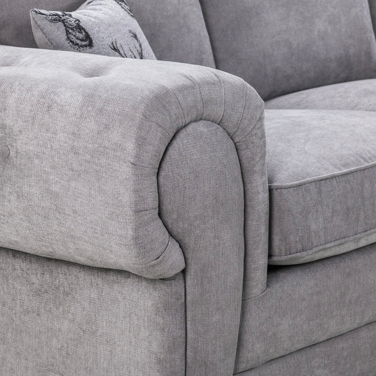 3  seater light grey