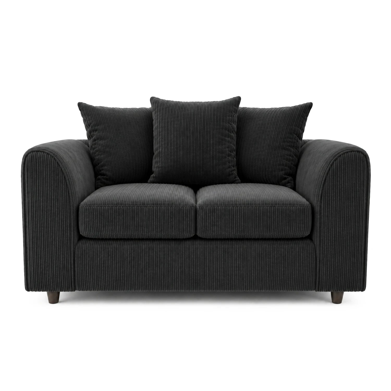 2 seater black