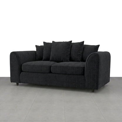 3 seater black