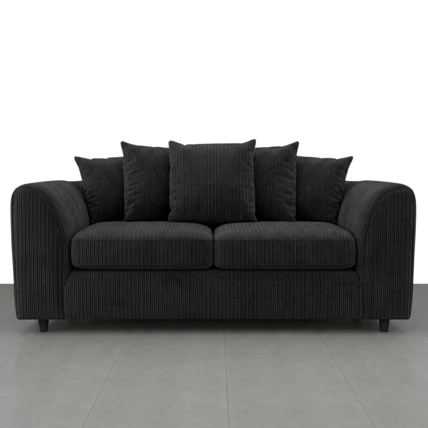 3 + 2 seater Black