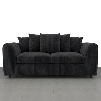 3 + 2 seater Black