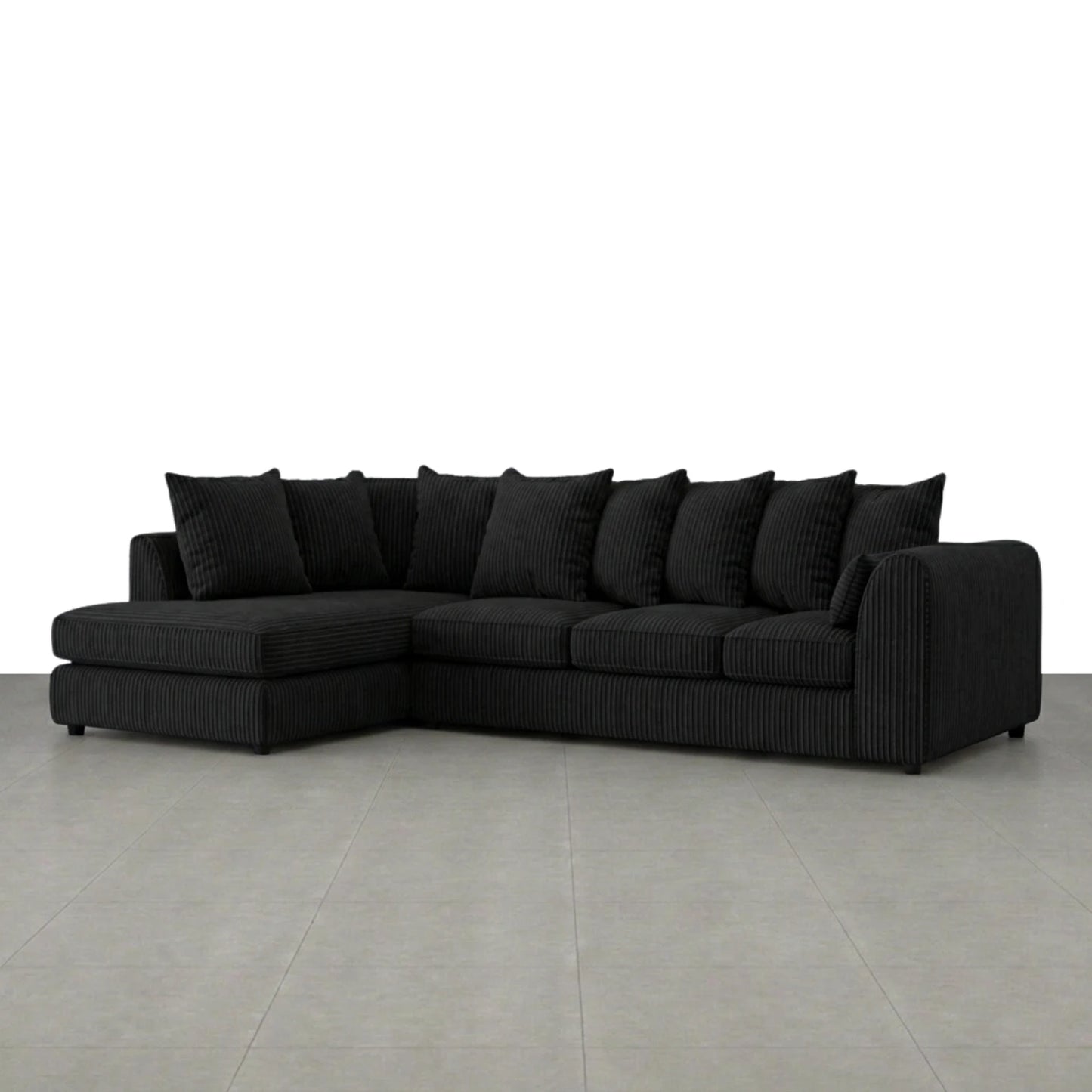 XL Left Hand Facing black