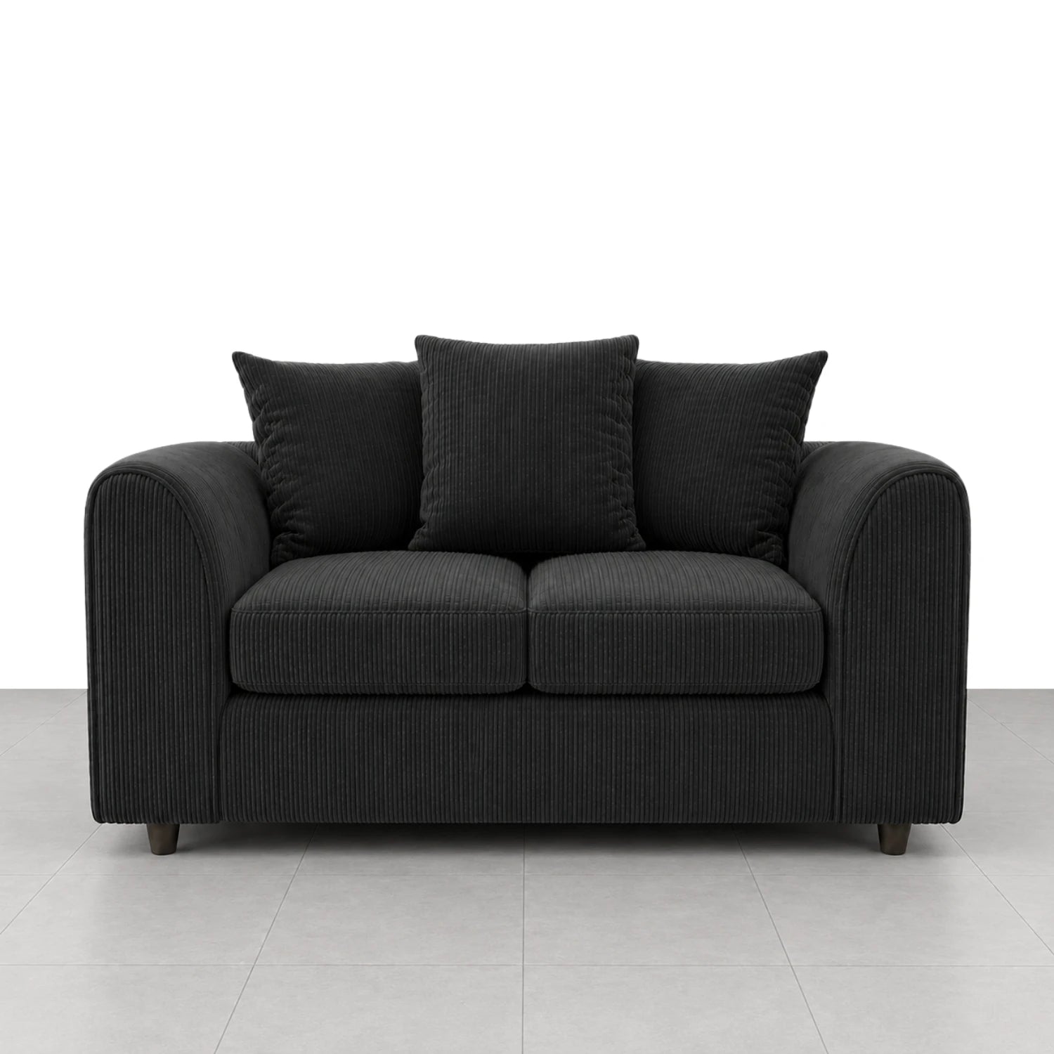 2 seater black