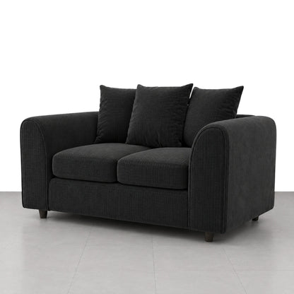 2 seater black