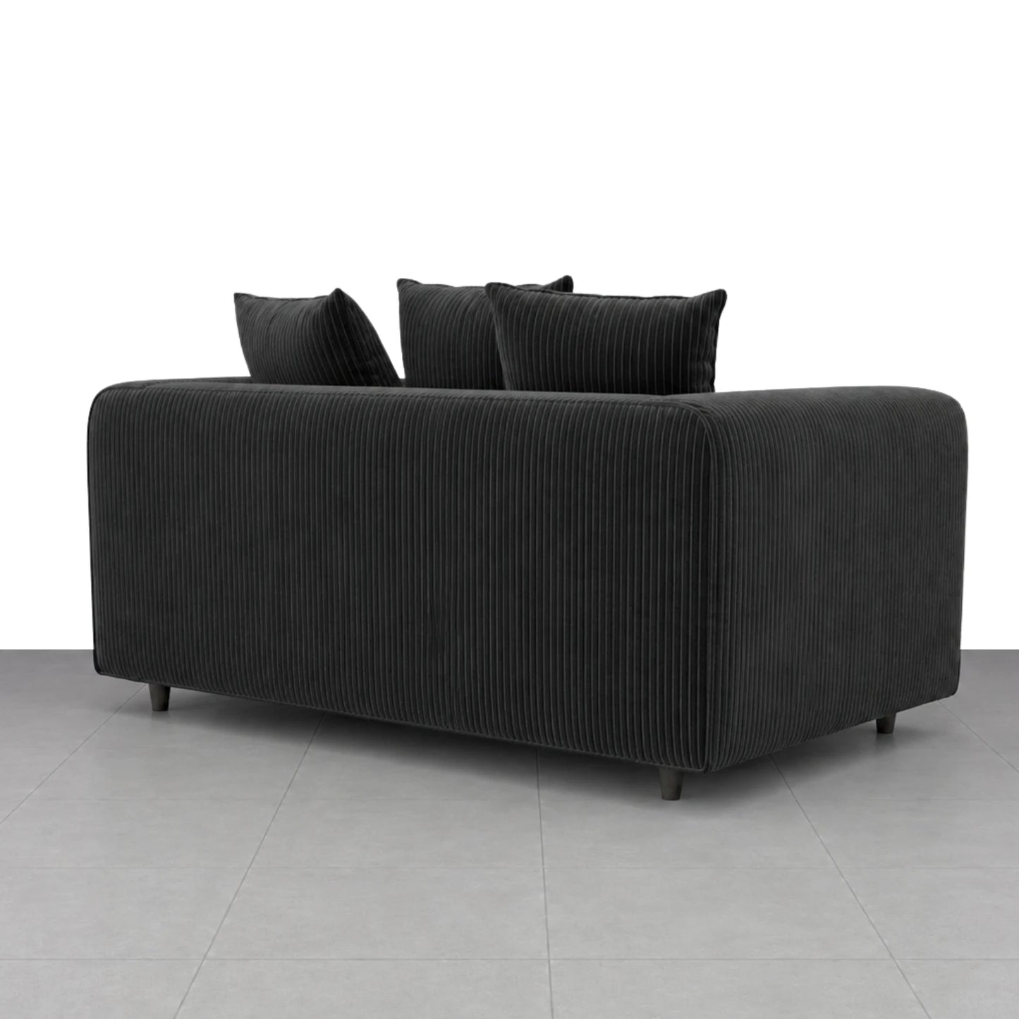 2 seater black