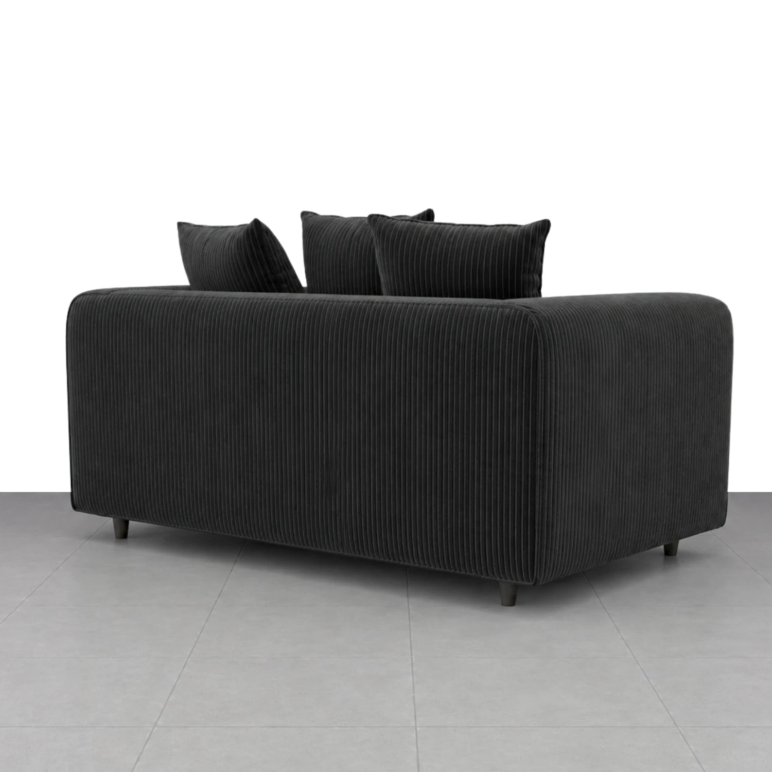 2 seater black