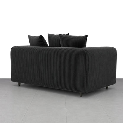2 seater black
