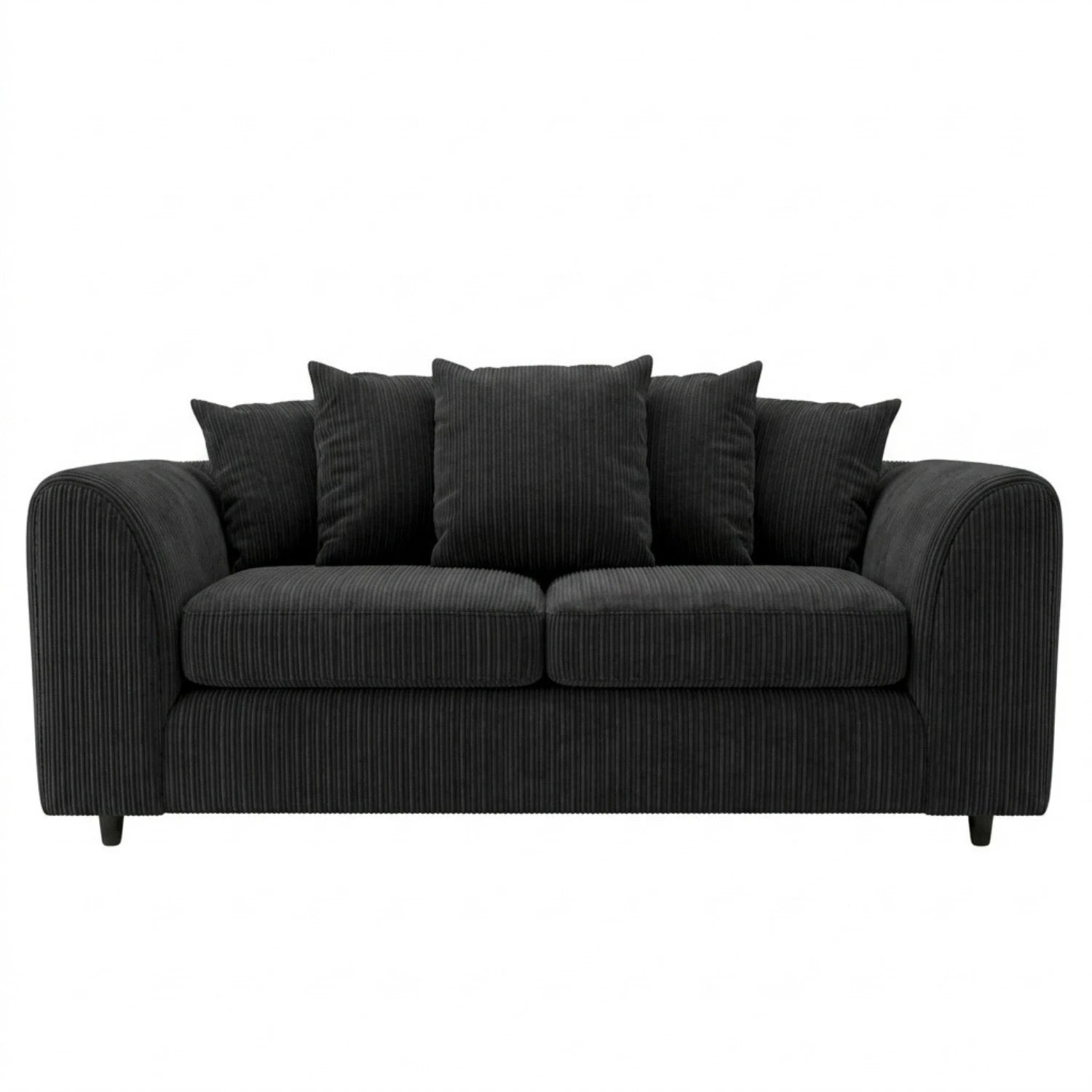 3 seater black