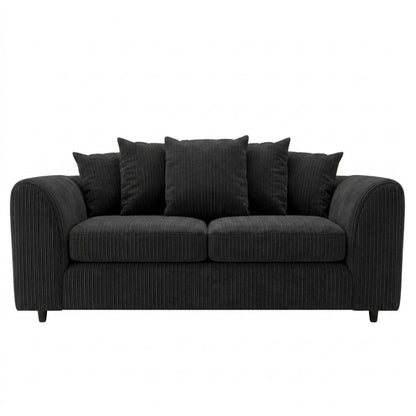 3 seater black
