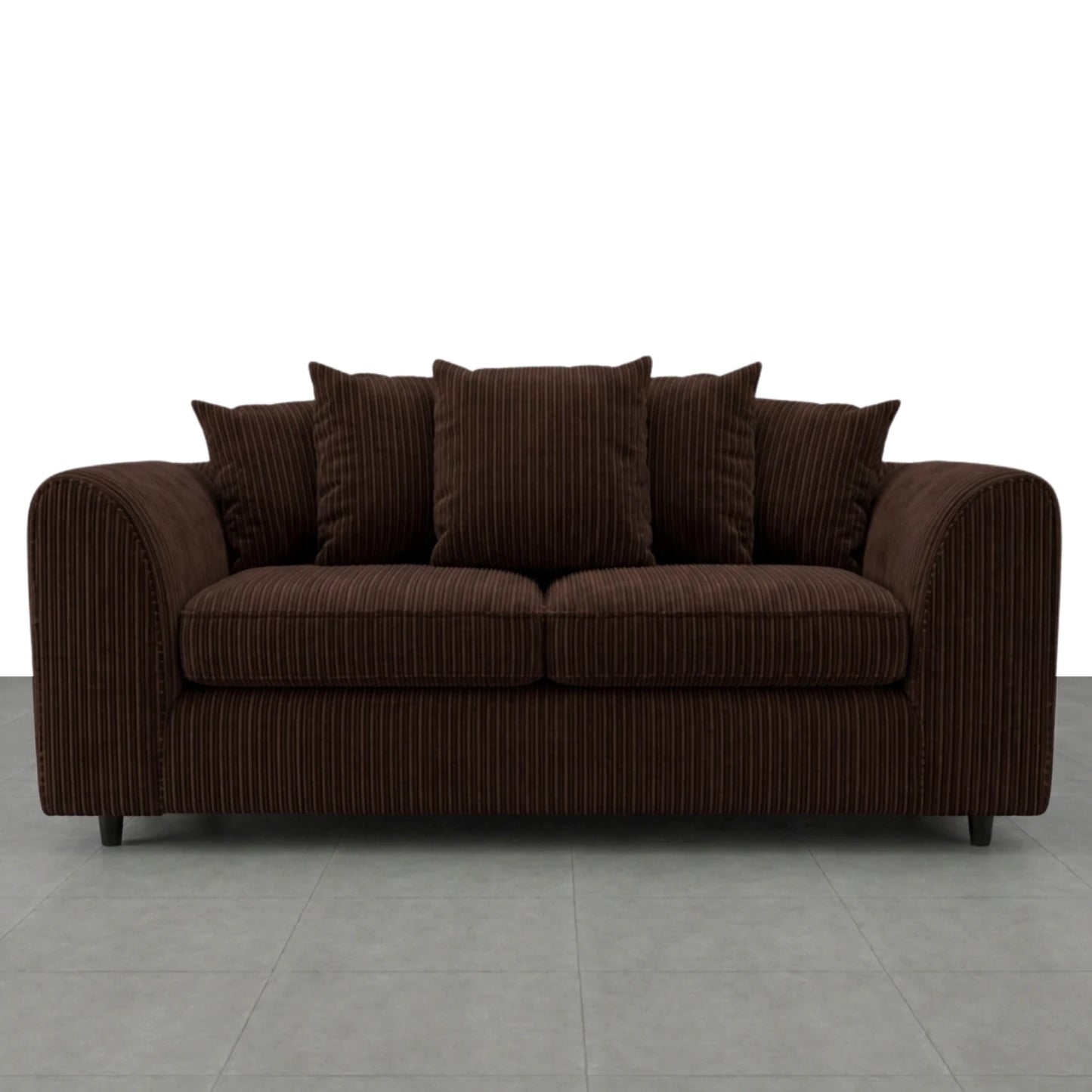 3 seater Chocolate Brown