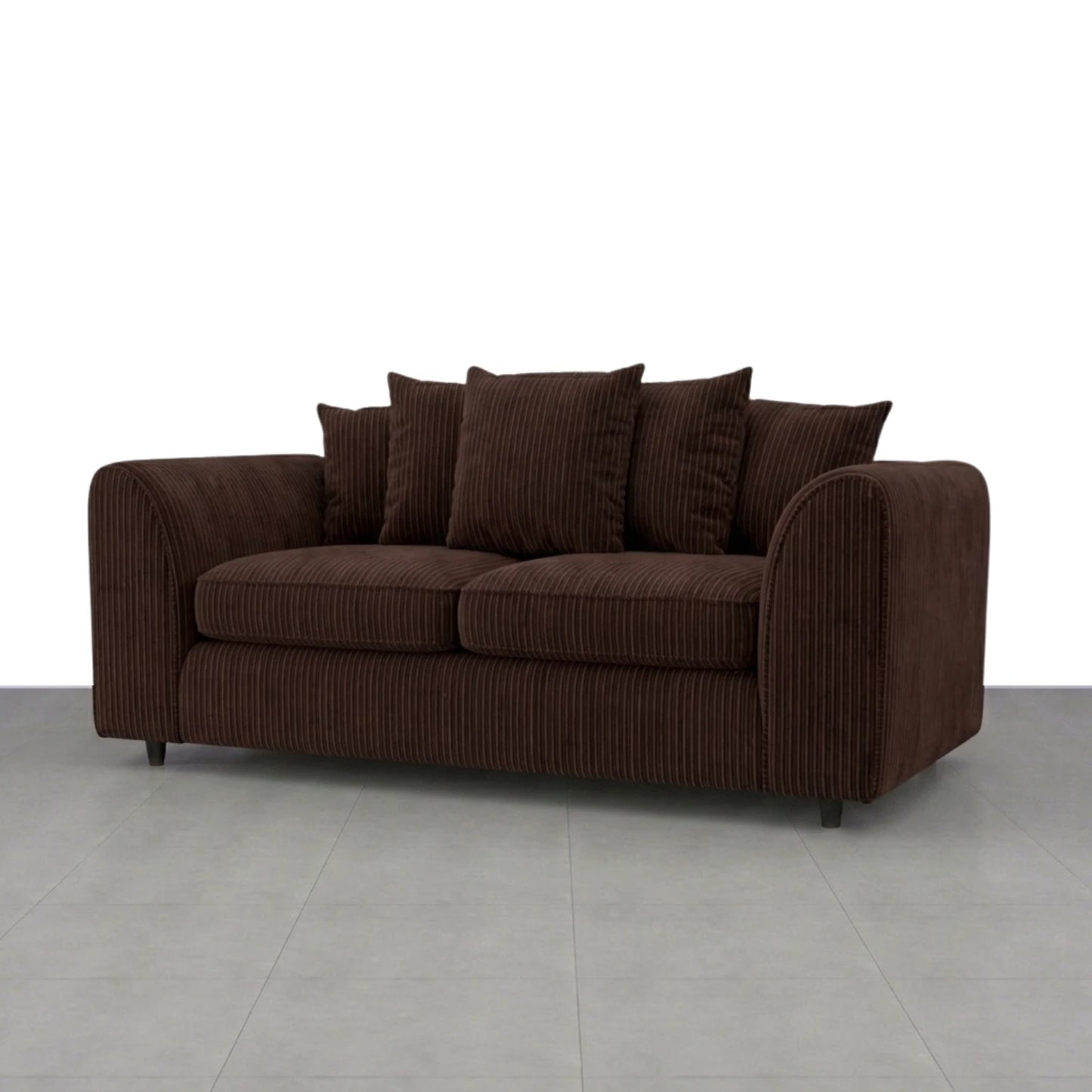 3 seater Chocolate Brown
