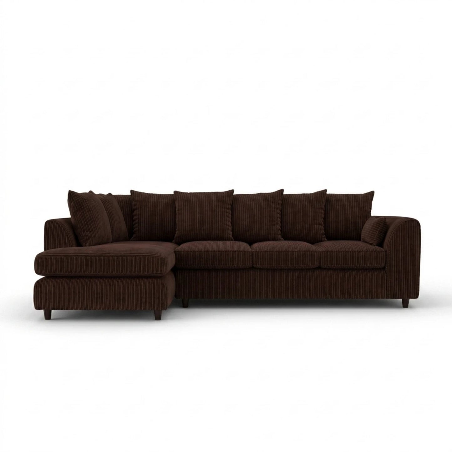 XL Right Hand Facing chocolate brown