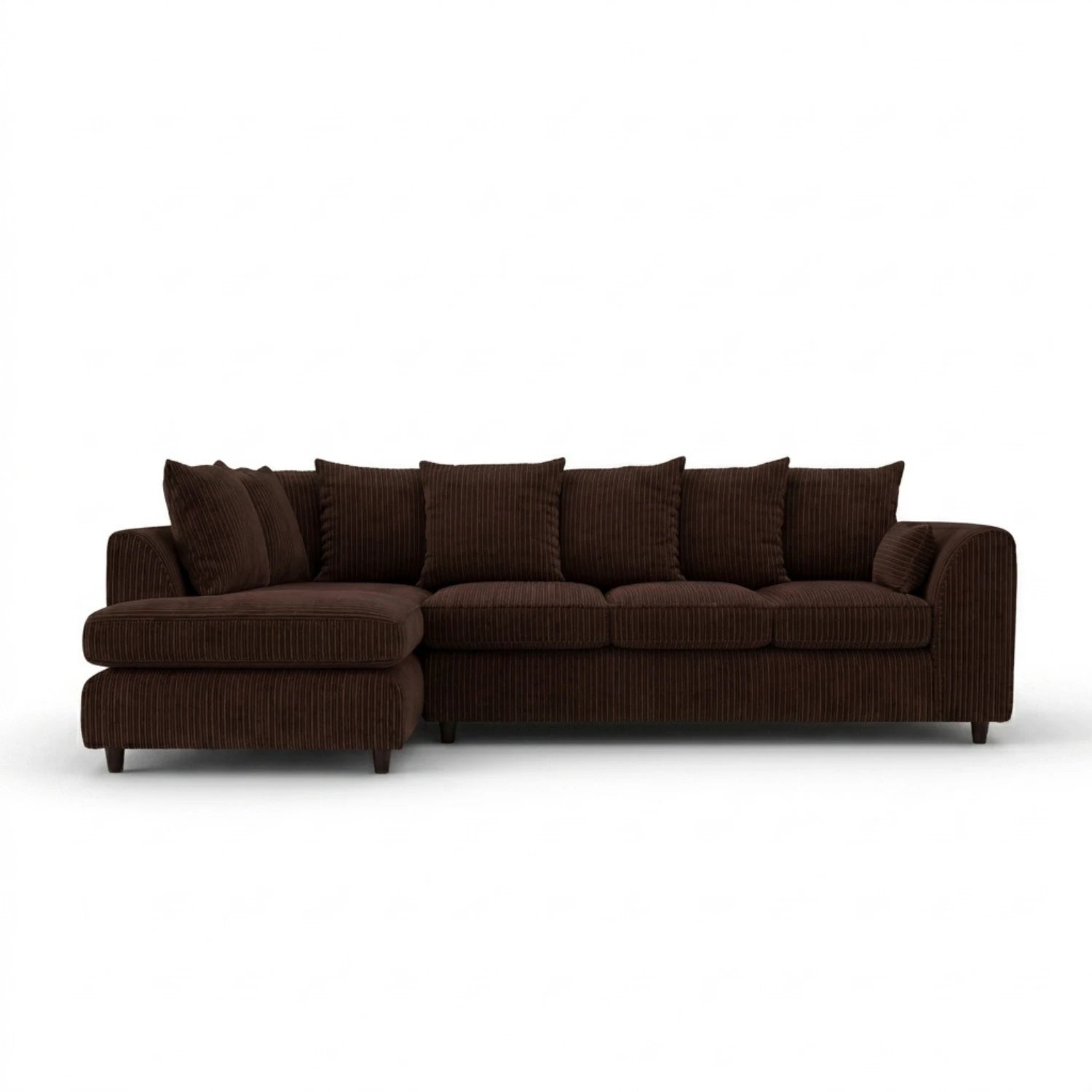 XL Right Hand Facing chocolate brown