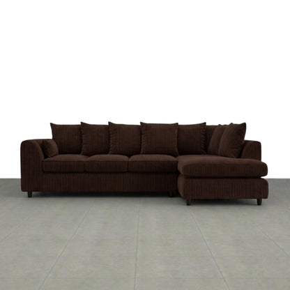 XL Right Hand Facing chocolate brown