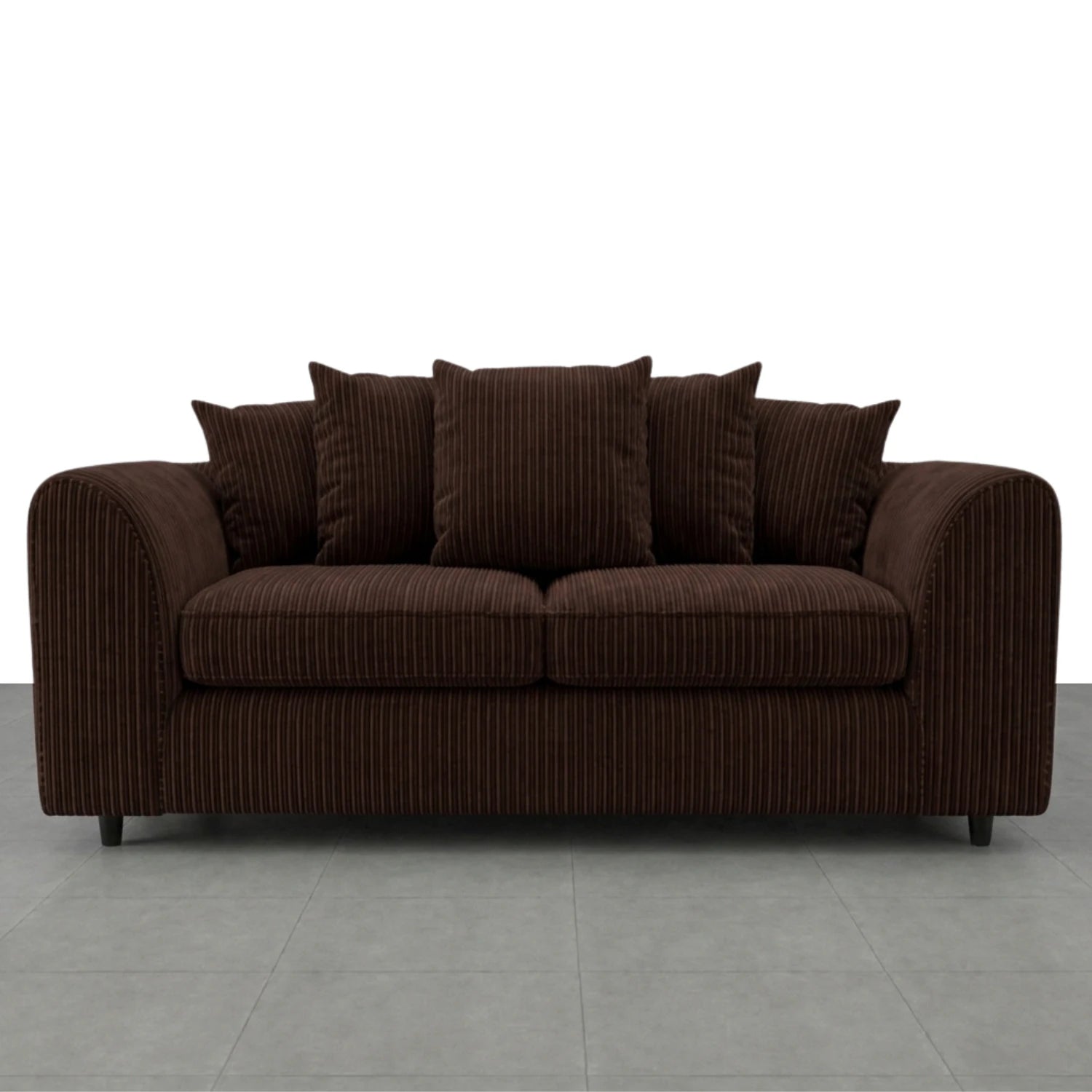 3 + 2 seater Chocolate Brown
