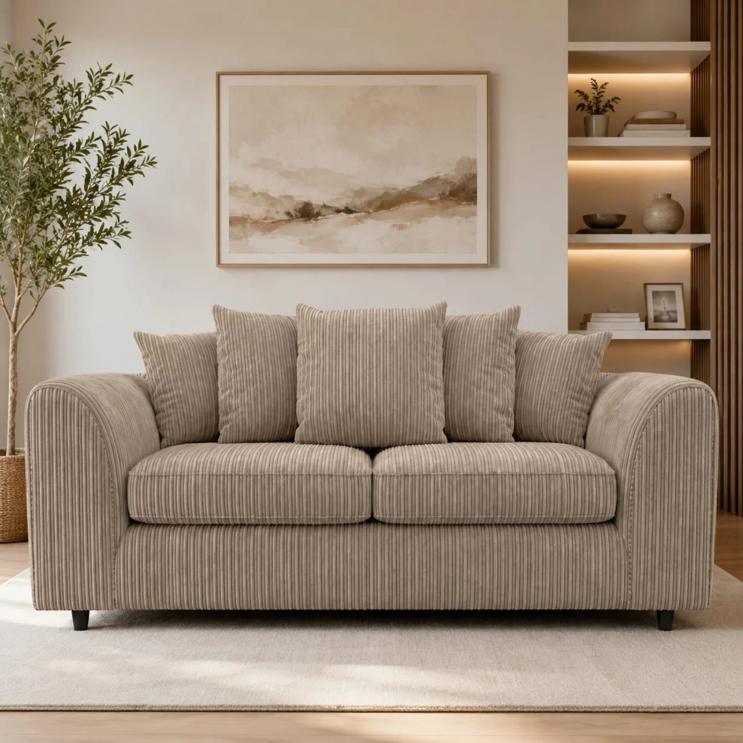 3 seater cream