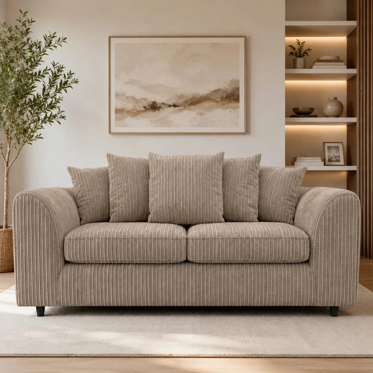 3 seater cream