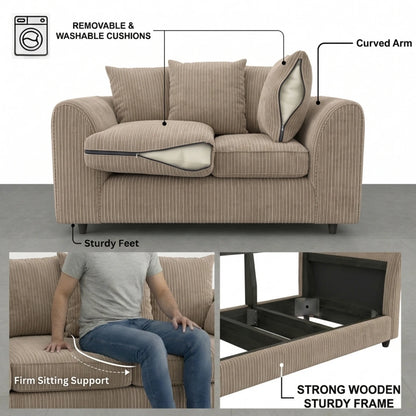 3 seater cream