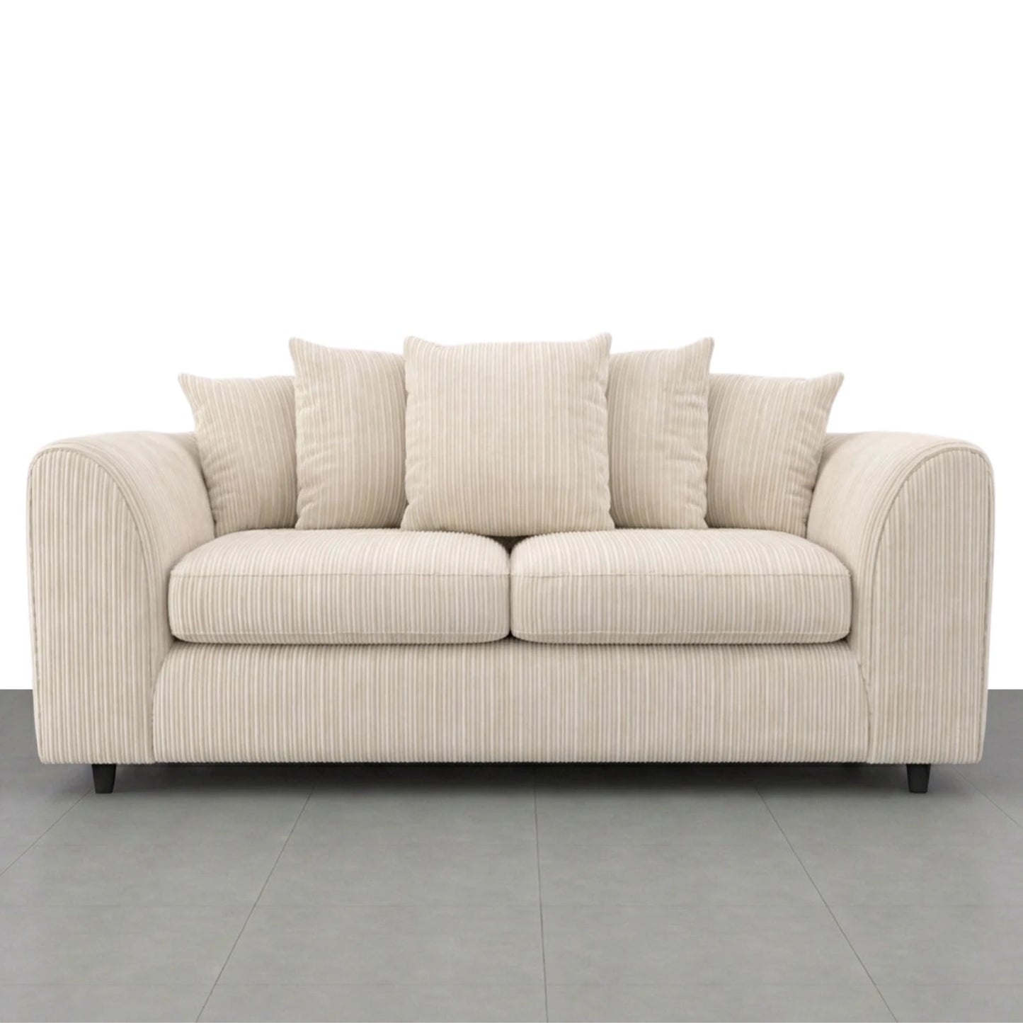 3 + 2 seater cream