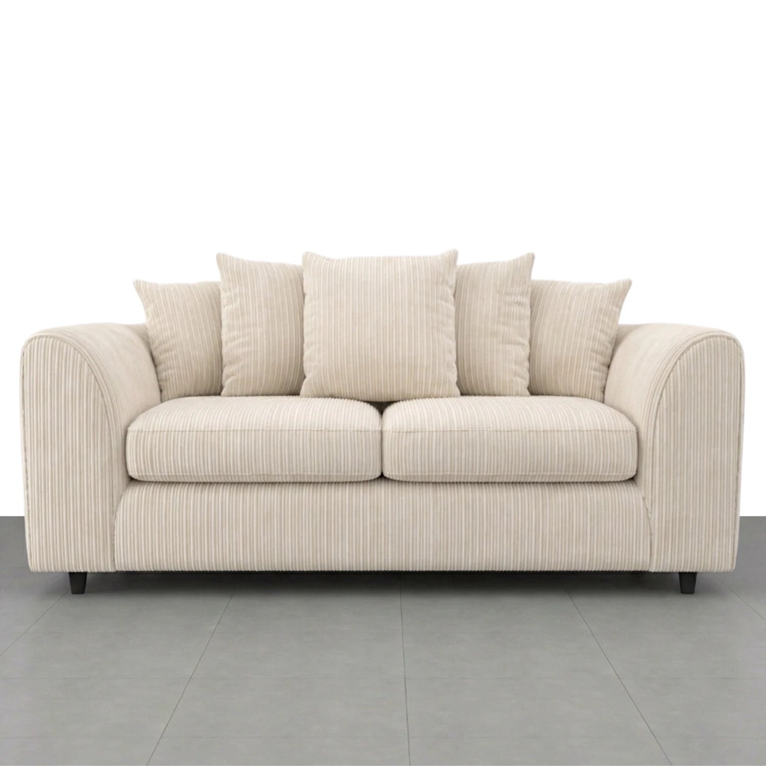 3 + 2 seater cream