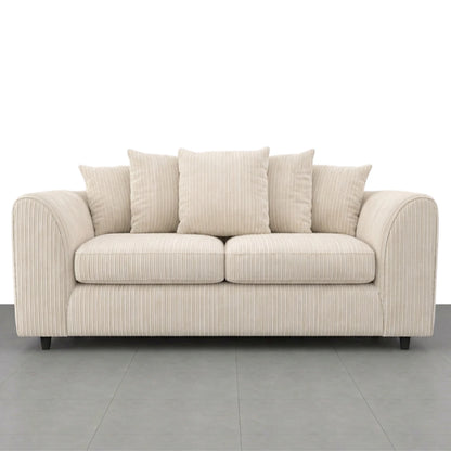 3 + 2 seater cream