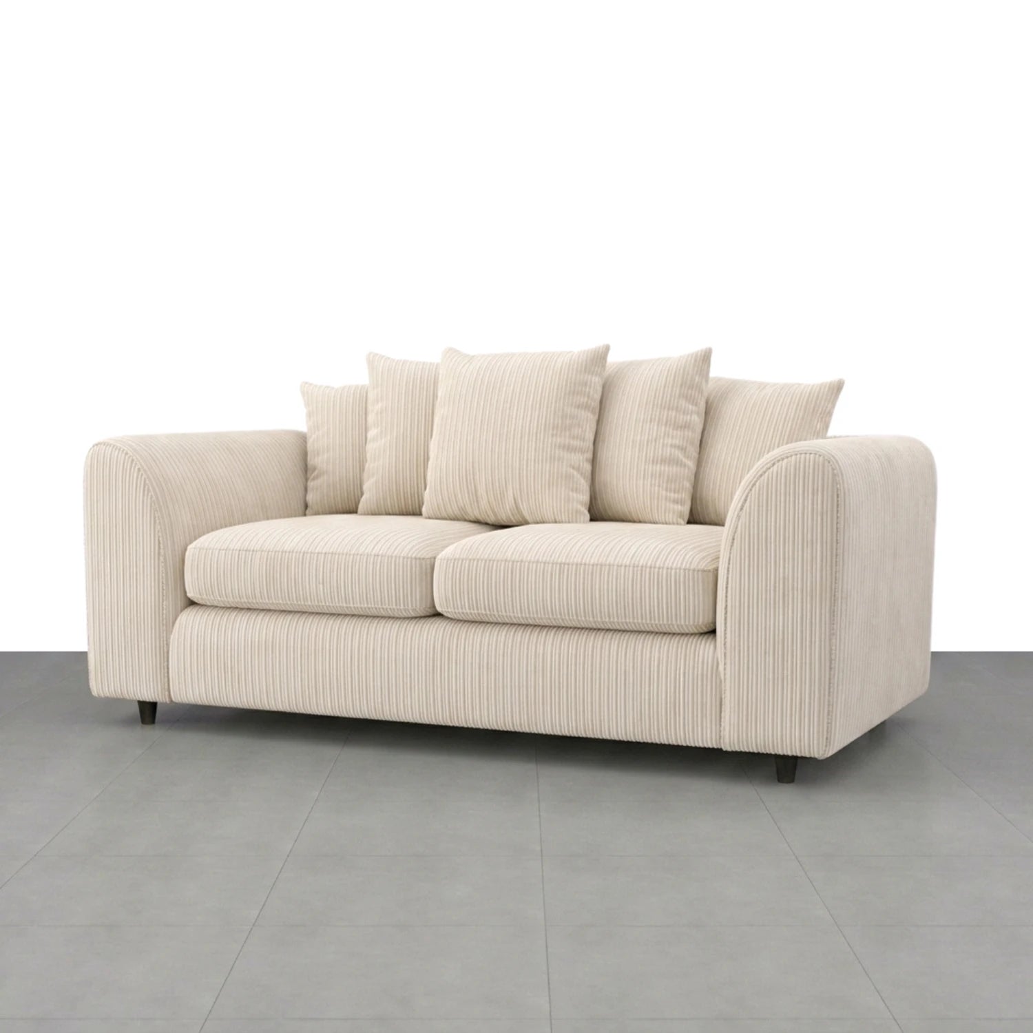 3 + 2 seater cream