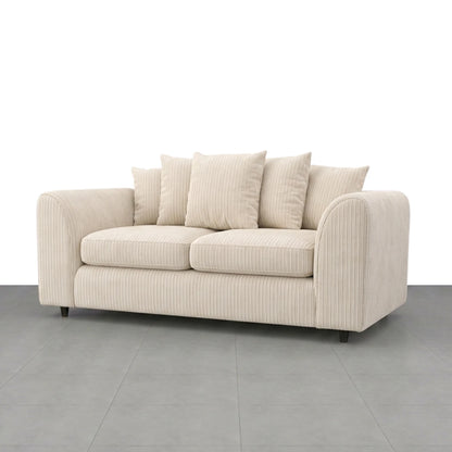 3 + 2 seater cream