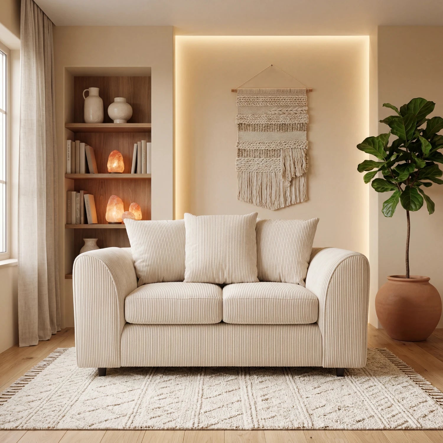 2 seater cream
